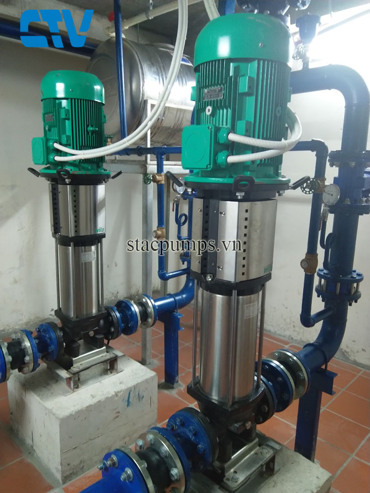 Bảo dưỡng hệ thống máy bơm nước Wilo tại miền Bắc