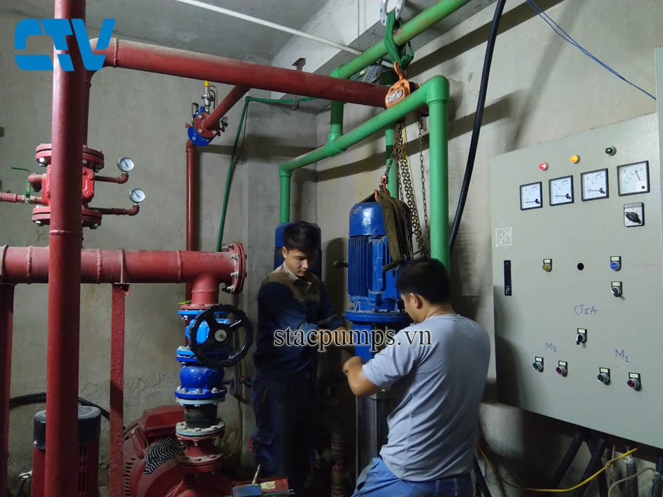 Sửa chữa máy bơm công nghiệp Stac nhanh chóng, chất lượng