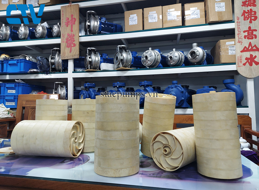 Bộ ruột buồng cánh máy bơm trục đứng công suất lớn chính hãng giá tốt, giao hàng toàn quốc