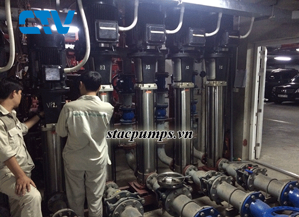 Dịch vụ lắp đặt hệ thống máy bơm cấp nước sinh hoạt cho các chung cư, tòa nhà cao tầng tại Hà Nội